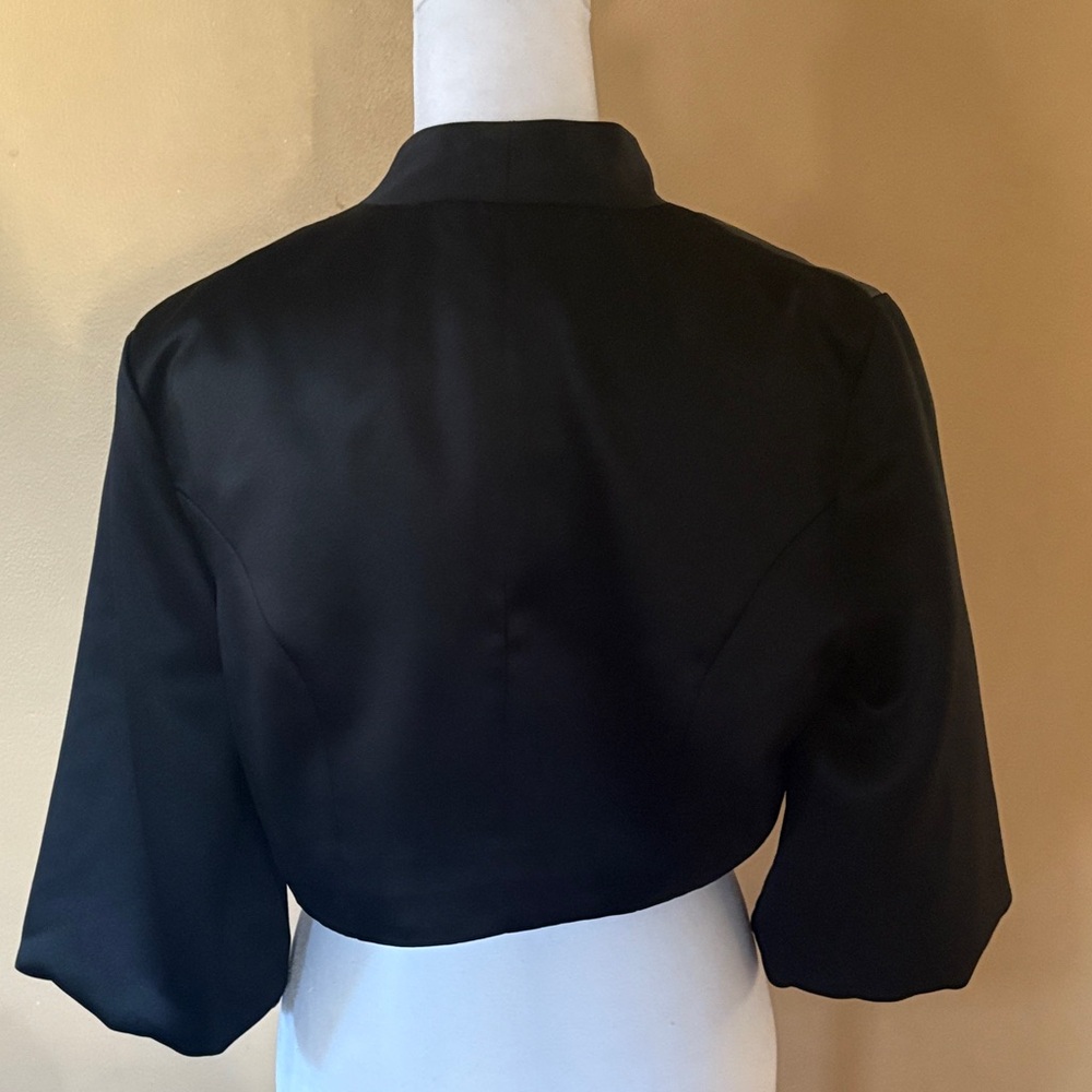 White House Black Market Black Bolero Jacket - Picture 2 of 4